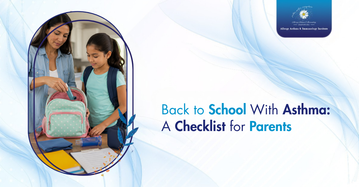 Back to School With Asthma A Checklist for Parents